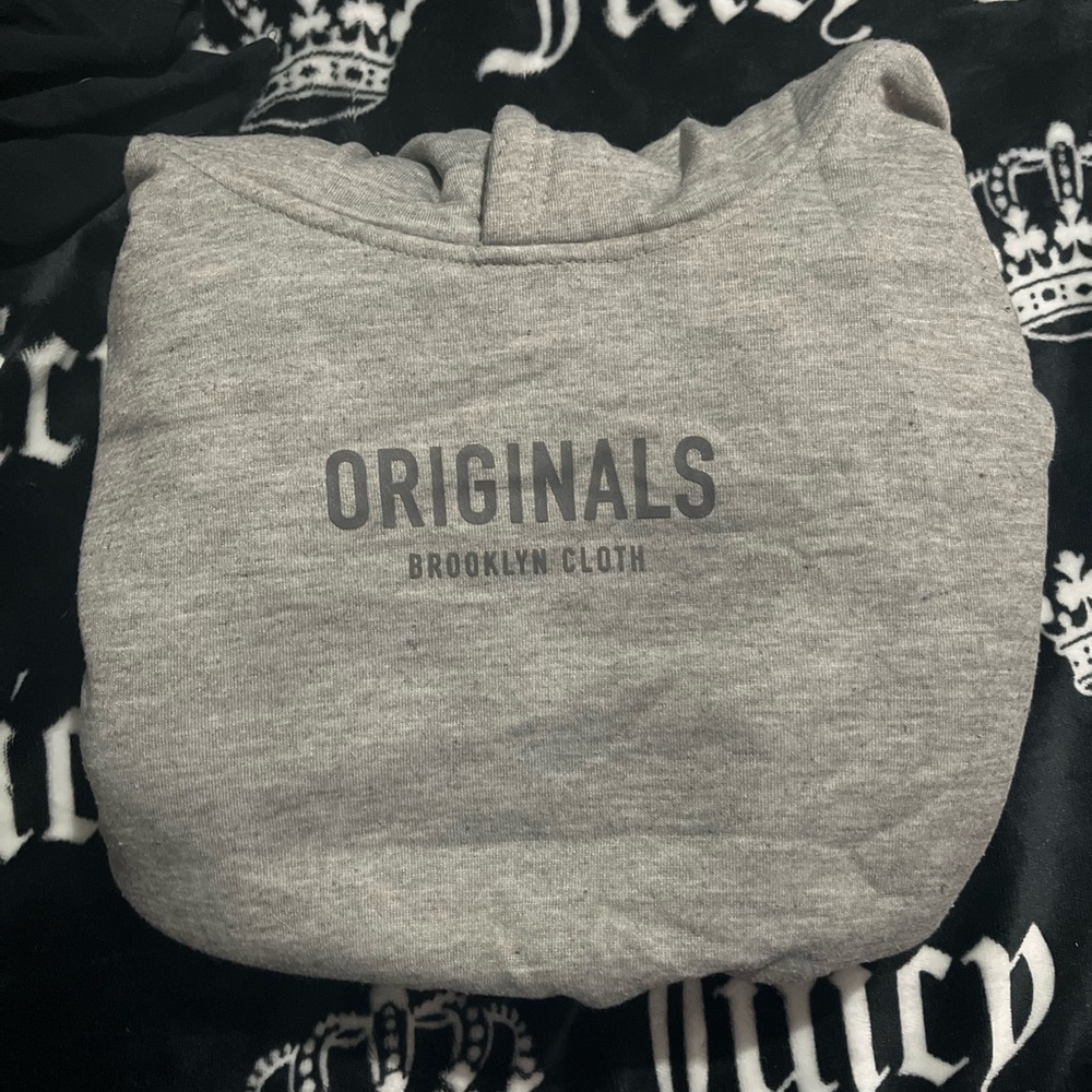 Brooklyn Cloth Light Gray Originals Hoodie